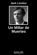 Un Millar de Muertes, de Jack London