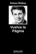 Vuelva la Página, de Arturo Robsy