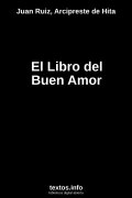 El Libro del Buen Amor, de Juan Ruiz, Arcipreste de Hita