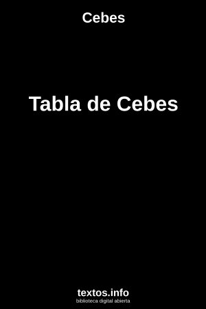 Tabla de Cebes, de Cebes