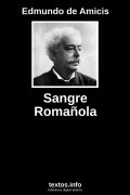 Sangre Romañola, de Edmundo de Amicis