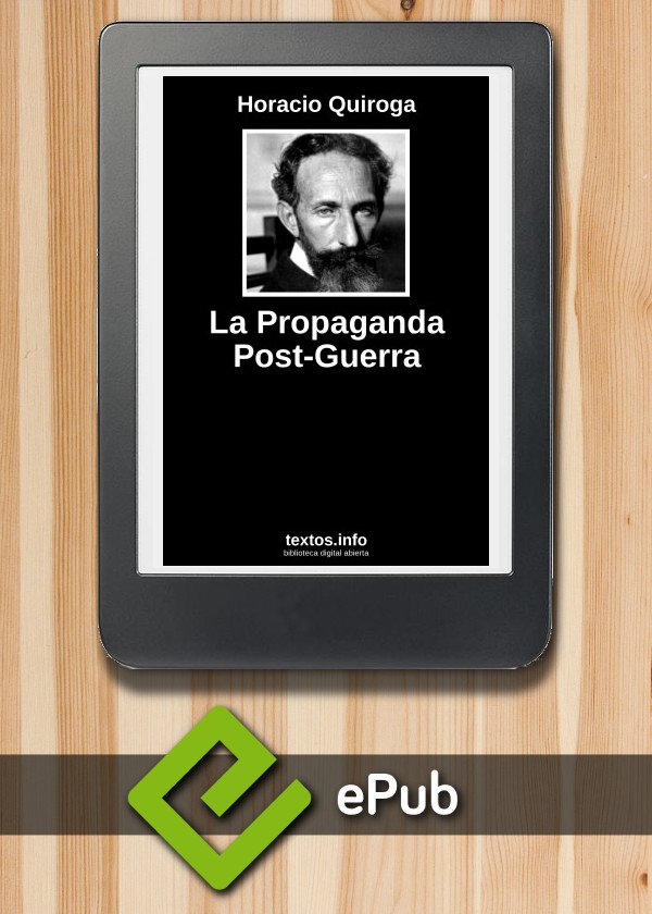 La Propaganda Post-Guerra