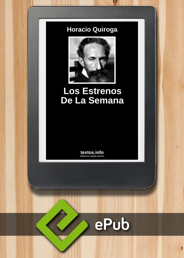 Los Estrenos De La Semana