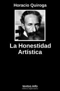 La Honestidad Artística, de Horacio Quiroga