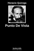 Punto De Vista, de Horacio Quiroga