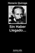 Sin Haber Llegado…, de Horacio Quiroga