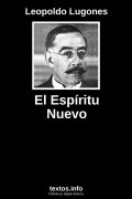 El Espíritu Nuevo, de Leopoldo Lugones