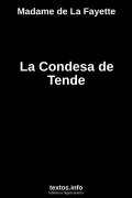 La Condesa de Tende, de Madame de La Fayette
