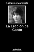 La Lección de Canto, de Katherine Mansfield