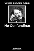 No Confundirse, de Villiers de L'Isle Adam