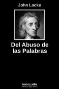 Del Abuso de las Palabras, de John Locke