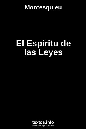 El Espíritu de las Leyes, de Montesquieu