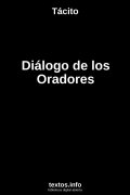 Diálogo de los Oradores, de Tácito