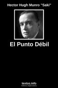 El Punto Débil, de Hector Hugh Munro 