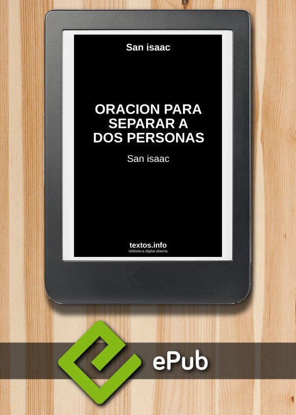 Oración para Separar a Dos Personas