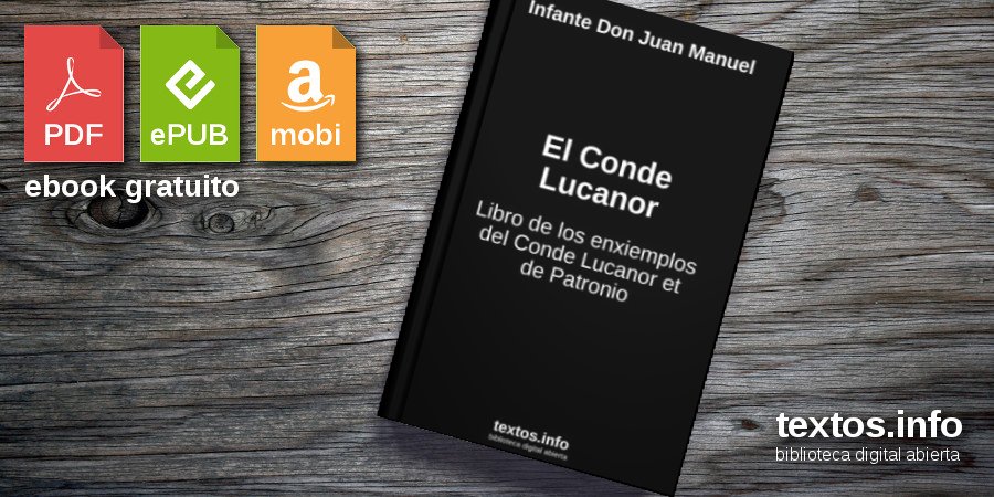 el conde lucanor castellano moderno pdf el conde lucanor castellano moderno pdf