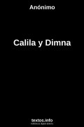 Calila y Dimna, de Anónimo