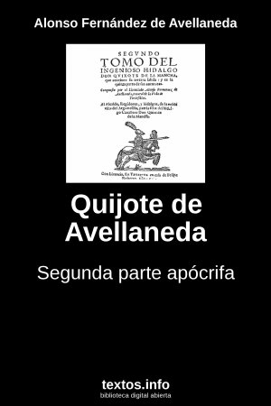 Quijote de Avellaneda, de Alonso Fernández de Avellaneda