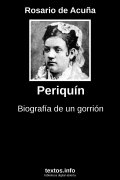Periquín, de Rosario de Acuña