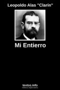 Mi Entierro, de Leopoldo Alas 