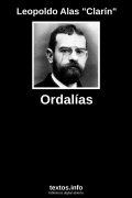 Ordalías, de Leopoldo Alas 