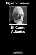 El Canto Adánico, de Miguel de Unamuno