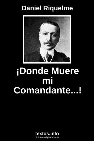 ¡Donde Muere mi Comandante...!, de Daniel Riquelme