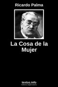 La Cosa de la Mujer, de Ricardo Palma