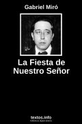 La Fiesta de Nuestro Señor, de Gabriel Miró