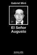 El Señor Augusto, de Gabriel Miró