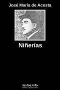 Niñerías, de José María de Acosta