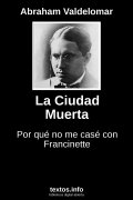 La Ciudad Muerta, de Abraham Valdelomar