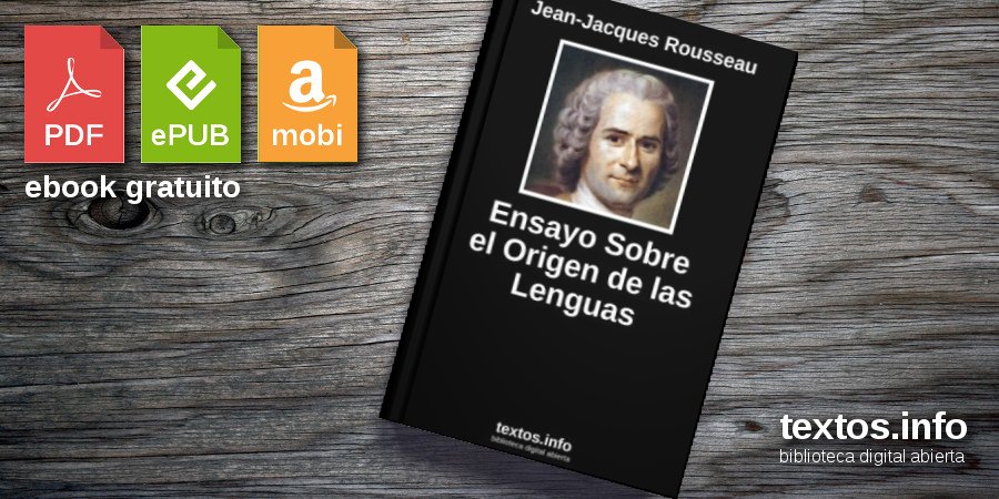 conductor gato violinista Descargar PDF «Ensayo Sobre el Origen de las Lenguas», de... - textos.info
