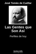 Las Gentes que Son Así, de José Tomás de Cuéllar