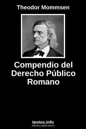 Compendio del Derecho Público Romano, de Theodor Mommsen