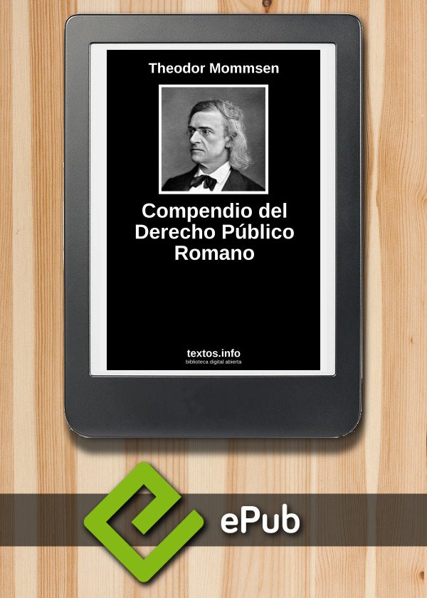 Compendio del Derecho Público Romano
