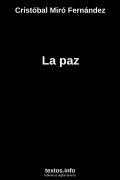 La paz, de Cristóbal Miró Fernández