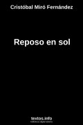 Reposo en sol, de Cristóbal Miró Fernández